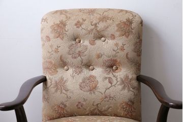 アンティーク家具　イギリスアンティーク　上質なアームチェア(ソファ)