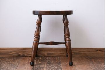 中古　飛騨産業　キツツキマーク　スツール(2)