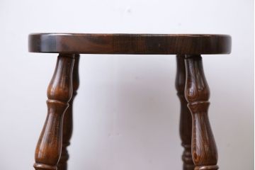 中古　飛騨産業　キツツキマーク　スツール(2)