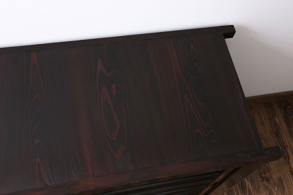 アンティーク家具　京都産　四尺水屋箪笥サイドボード