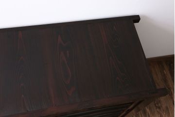 アンティーク家具　京都産　四尺水屋箪笥サイドボード