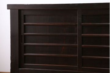 アンティーク家具　京都産　四尺水屋箪笥サイドボード