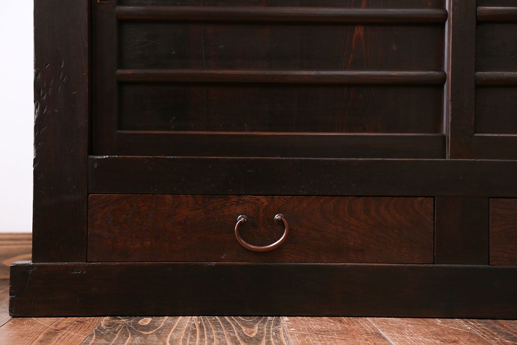 アンティーク家具　京都産　四尺水屋箪笥サイドボード