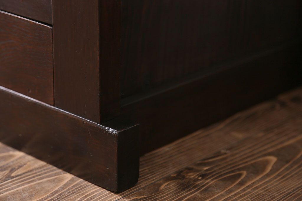 アンティーク家具　京都産　四尺水屋箪笥サイドボード