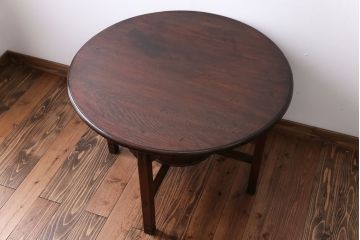 アンティーク家具　大正ロマン　ラウンドテーブル