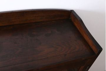 アンティーク家具　前面ナラ材　大きな本箱