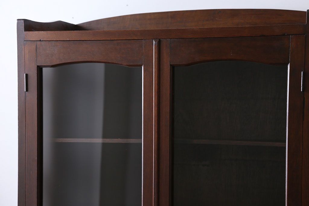 アンティーク家具　前面ナラ材　大きな本箱