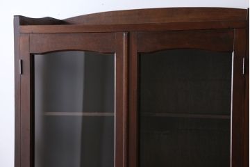 アンティーク家具　前面ナラ材　大きな本箱