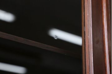 アンティーク家具　前面ナラ材　大きな本箱