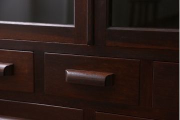 アンティーク家具　前面ナラ材　大きな本箱