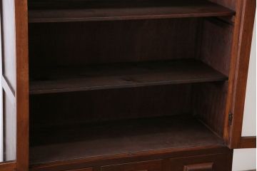 アンティーク家具　前面ナラ材　大きな本箱