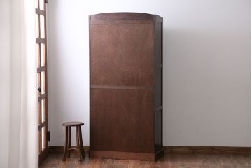 アンティーク家具　前面ナラ材　大きな本箱