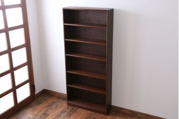 アンティーク家具　シンプルな薄型本棚