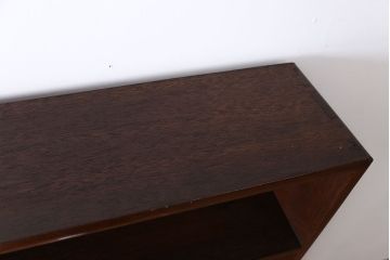 アンティーク家具　シンプルな薄型本棚