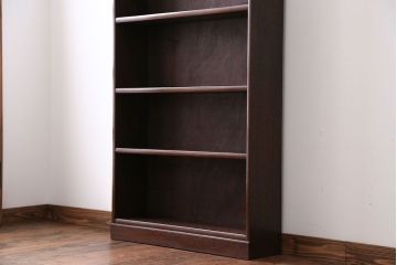 アンティーク家具　シンプルな薄型本棚