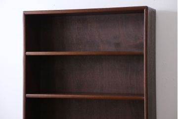 アンティーク家具　シンプルな薄型本棚