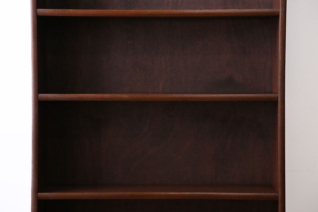 アンティーク家具　シンプルな薄型本棚