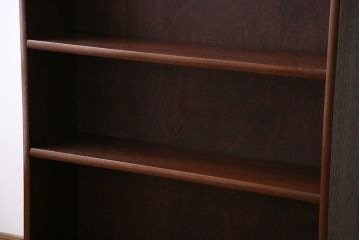 アンティーク家具　シンプルな薄型本棚