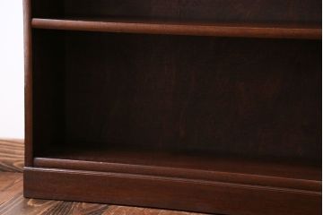 アンティーク家具　シンプルな薄型本棚