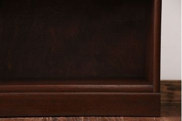アンティーク家具　シンプルな薄型本棚