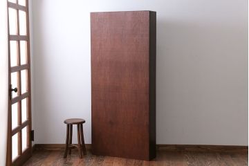 アンティーク家具　シンプルな薄型本棚