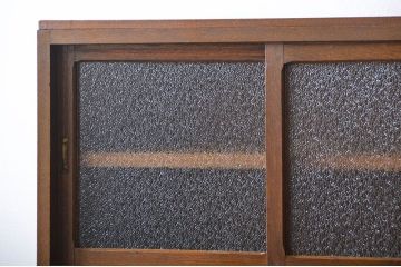 レトロ家具　昭和レトロ　脚付き食器棚