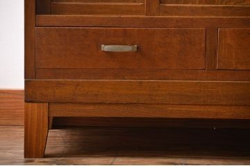 レトロ家具　昭和レトロ　脚付き食器棚