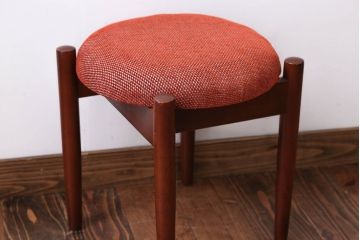 レトロ家具　昭和レトロ　かわいいスツール(1)