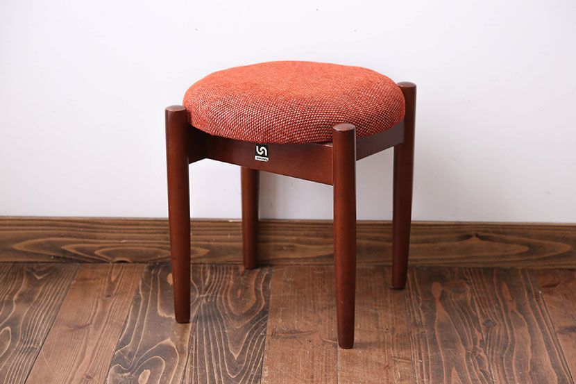 レトロ家具　昭和レトロ　かわいいスツール(1)