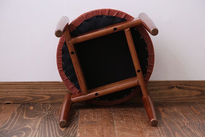 レトロ家具　昭和レトロ　かわいいスツール(1)