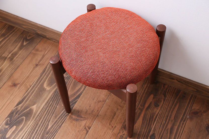 レトロ家具　昭和レトロ　かわいいスツール(2)