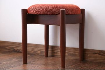 レトロ家具　昭和レトロ　かわいいスツール(2)