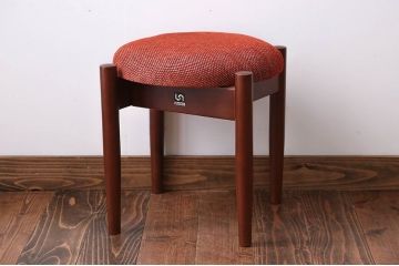 レトロ家具　昭和レトロ　かわいいスツール(2)