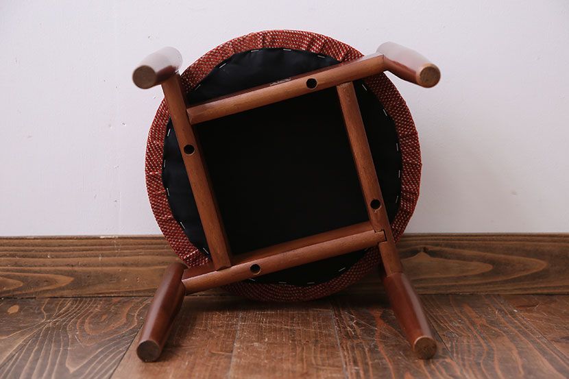 レトロ家具　昭和レトロ　かわいいスツール(2)