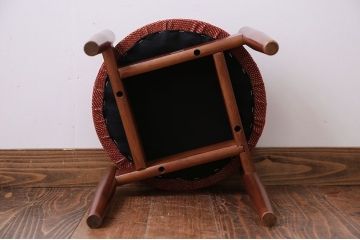 レトロ家具　昭和レトロ　かわいいスツール(2)