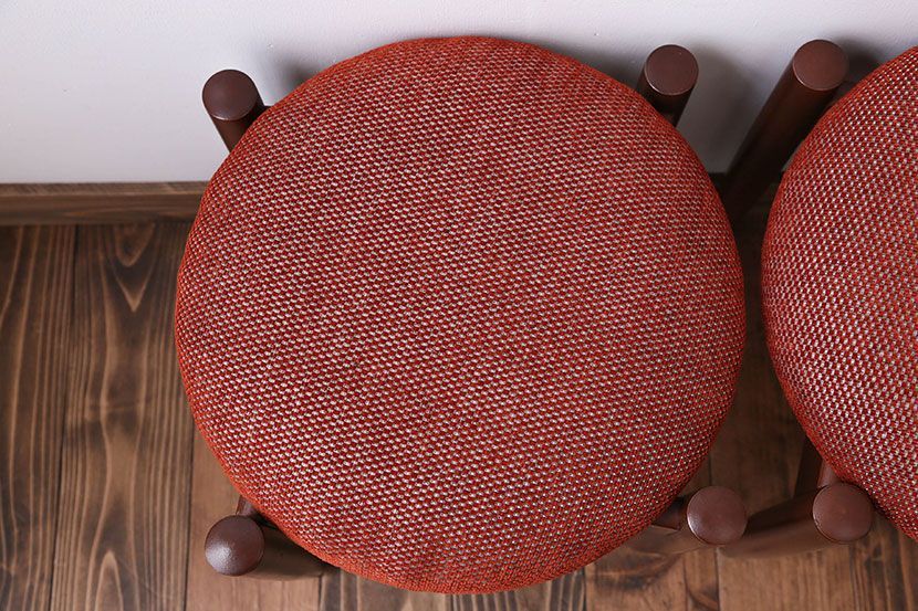 レトロ家具　昭和レトロ　かわいいスツール2脚セット