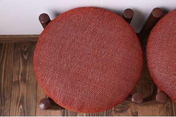 レトロ家具　昭和レトロ　かわいいスツール2脚セット