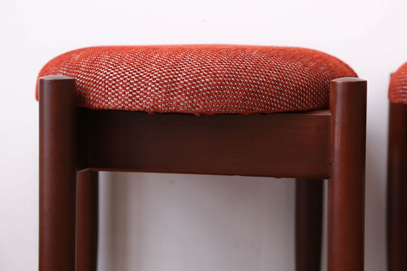 レトロ家具　昭和レトロ　かわいいスツール2脚セット