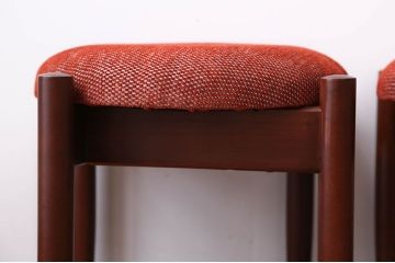 レトロ家具　昭和レトロ　かわいいスツール2脚セット