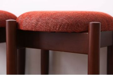 レトロ家具　昭和レトロ　かわいいスツール2脚セット