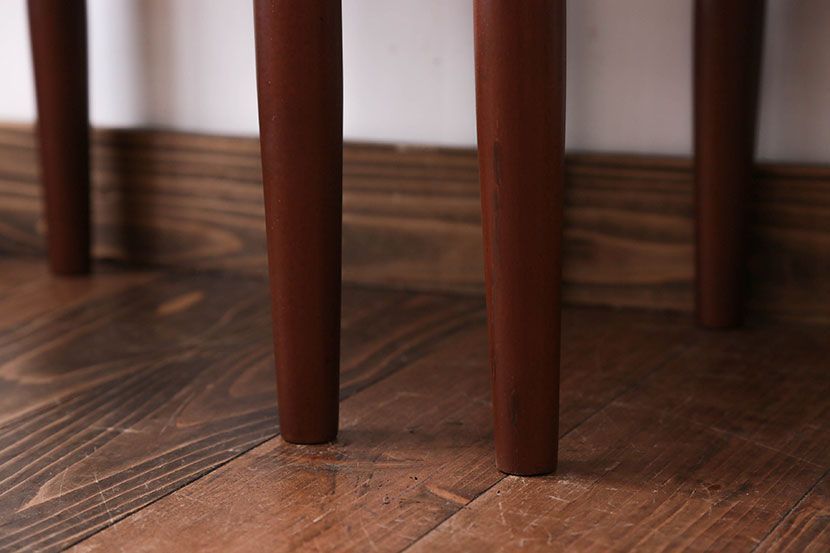 レトロ家具　昭和レトロ　かわいいスツール2脚セット