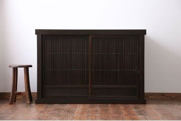 アンティーク家具　古民具・骨董 シックな四尺水屋箪笥サイドボード