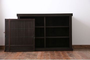 アンティーク家具　古民具・骨董 シックな四尺水屋箪笥サイドボード