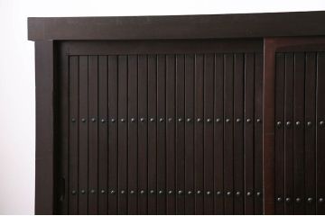 アンティーク家具　古民具・骨董 シックな四尺水屋箪笥サイドボード