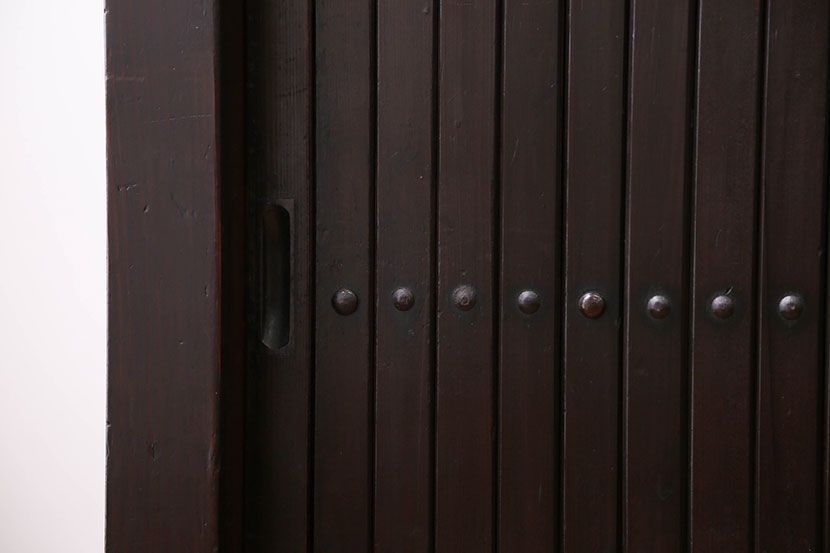 アンティーク家具　古民具・骨董 シックな四尺水屋箪笥サイドボード