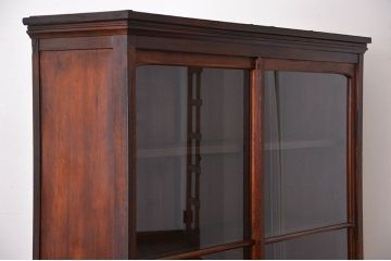 アンティーク家具　アンティーク　特大収納棚(ガラスケース)