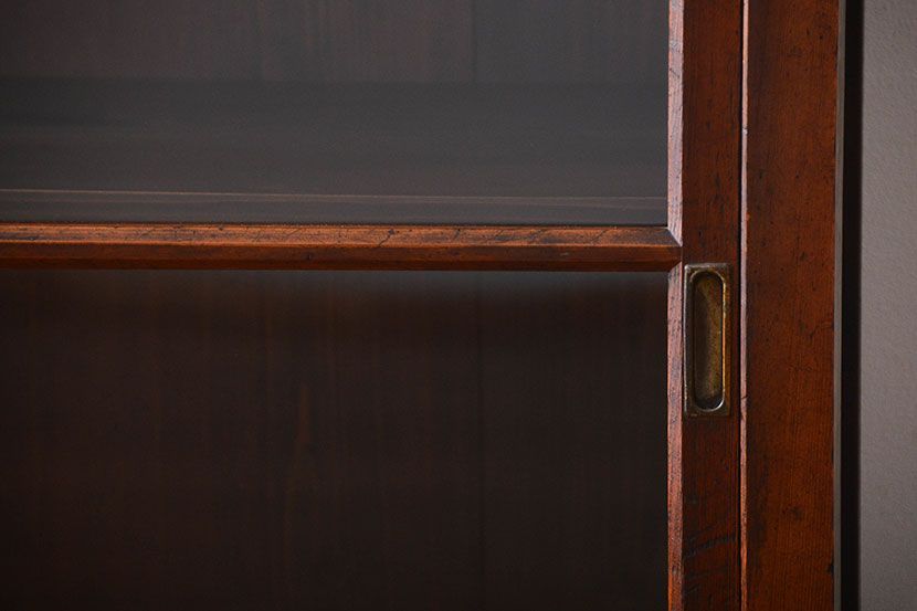 アンティーク家具　アンティーク　特大収納棚(ガラスケース)