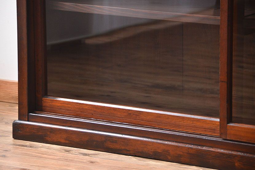 アンティーク家具　アンティーク　特大収納棚(ガラスケース)