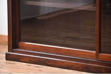 アンティーク家具　アンティーク　特大収納棚(ガラスケース)