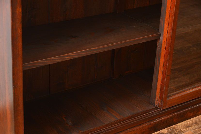 アンティーク家具　アンティーク　特大収納棚(ガラスケース)